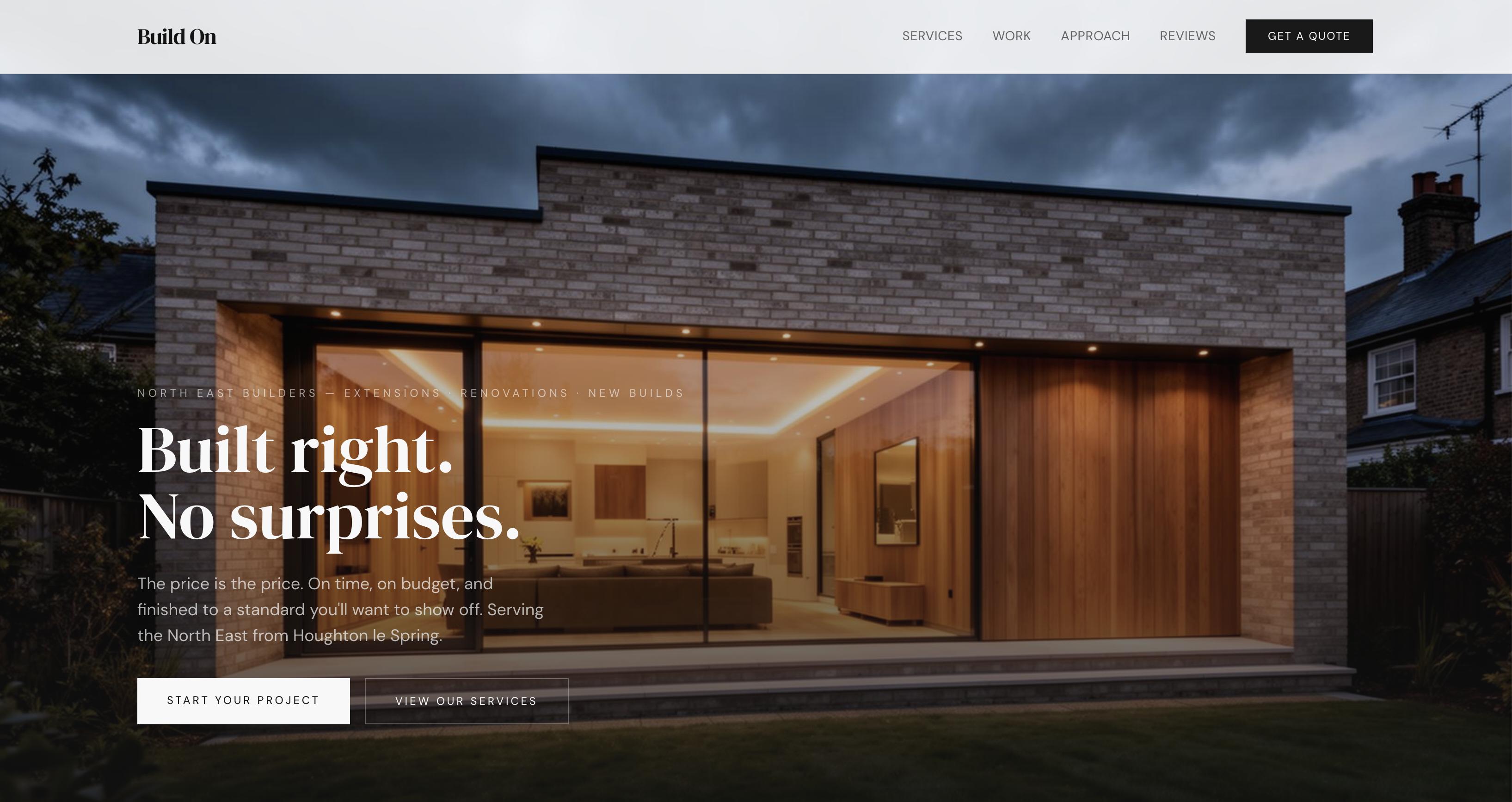 Build On Ltd website screenshot